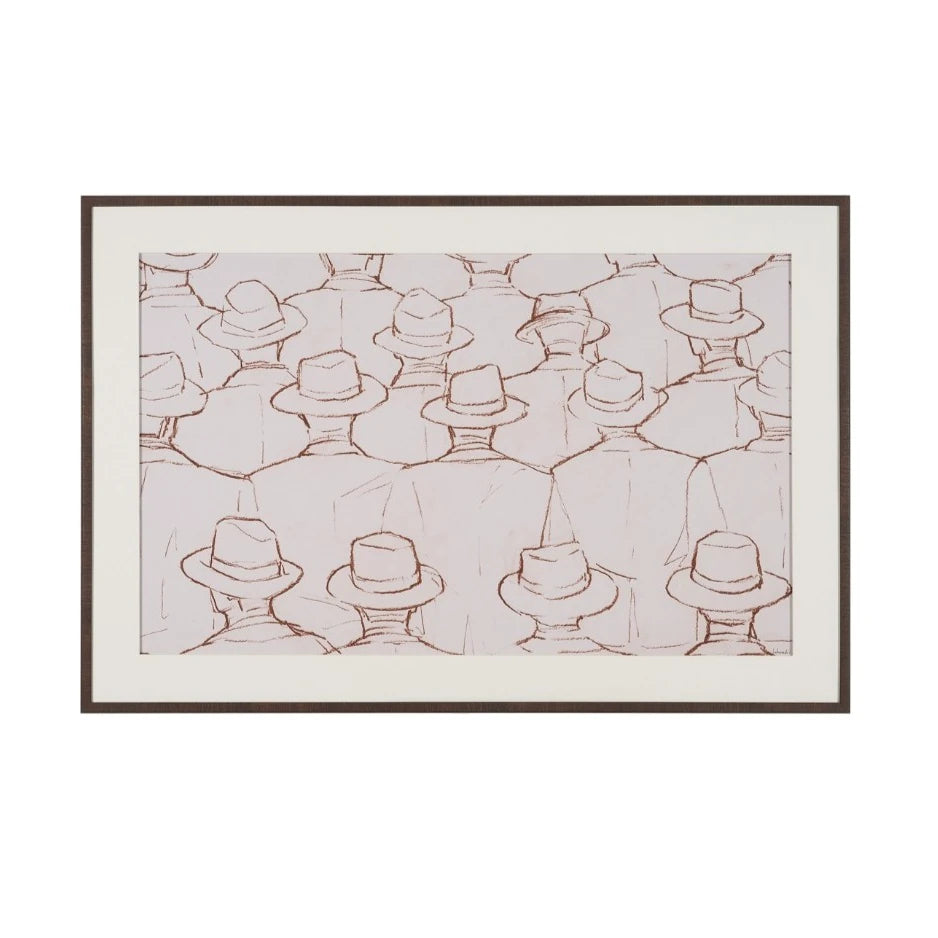 Hats Wall Art: Available at City Home PDX