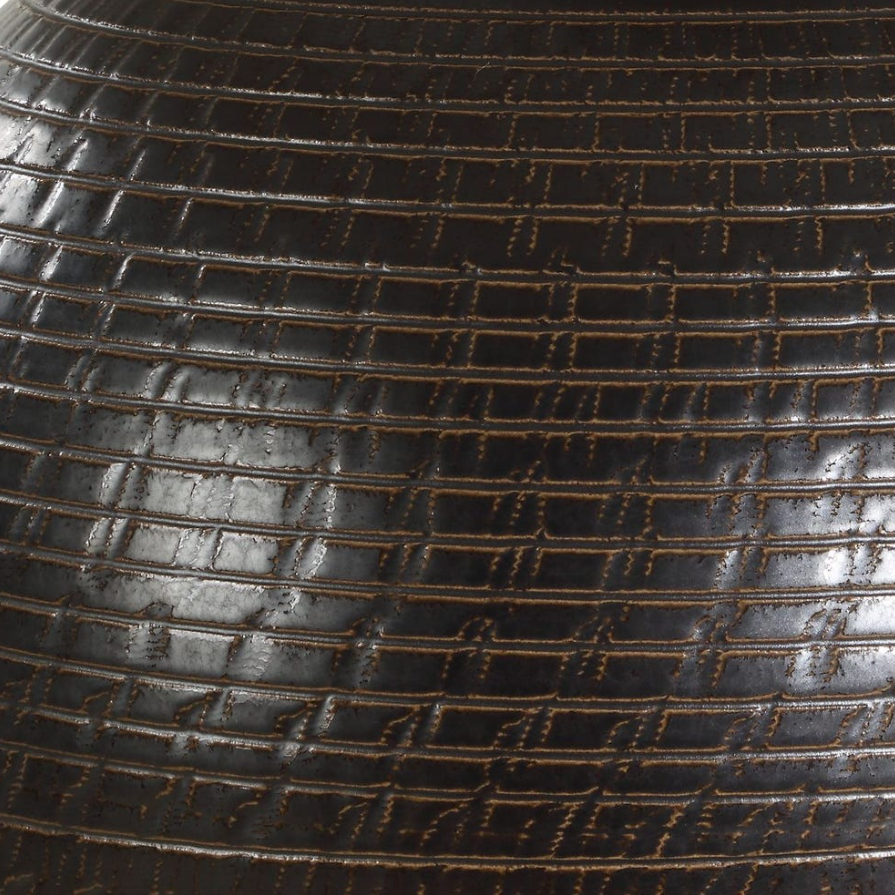 Hawkins Table Lamp: Bronze Finish Ceramic Base View