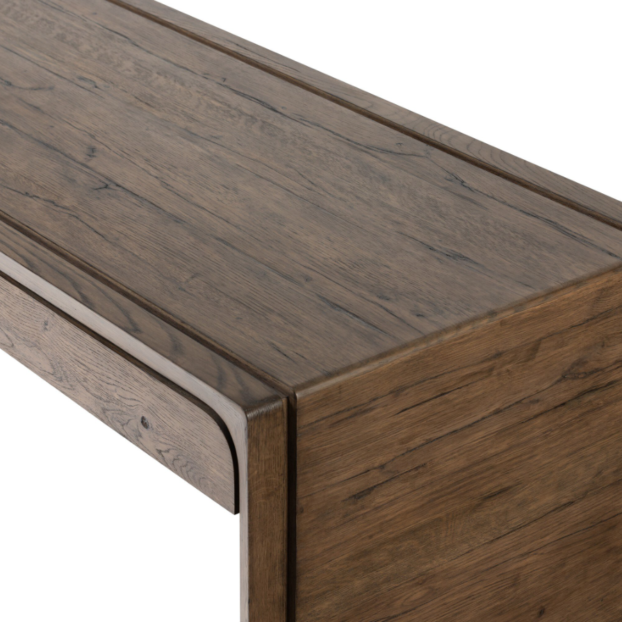 Henry Desk: 2nd Up-Close Tabletop Corner View