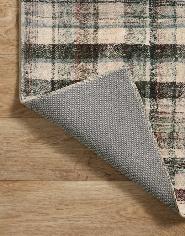 Chris Loves Julia X Loloi Humphrey Rug in Forest/Multi: Product Backing View