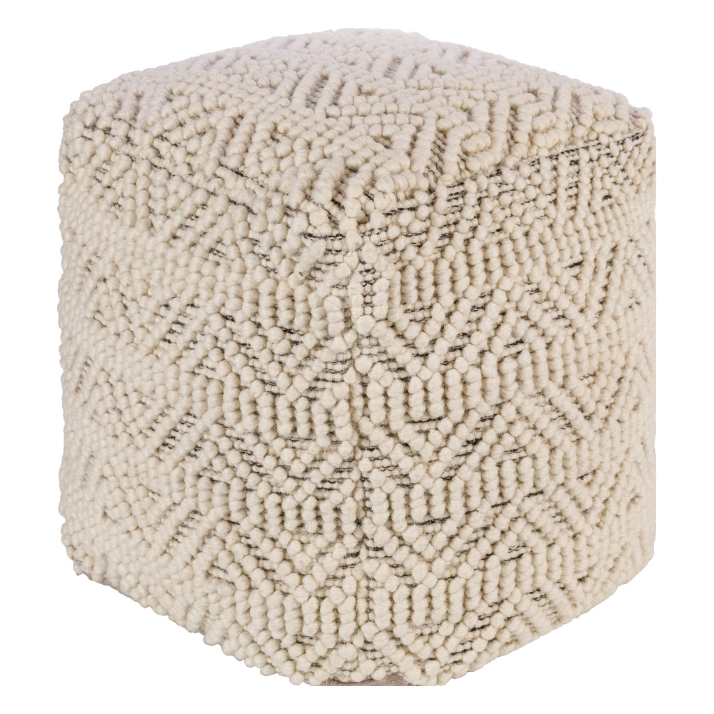 Hygge Woven Pouf: Available at City Home PDX