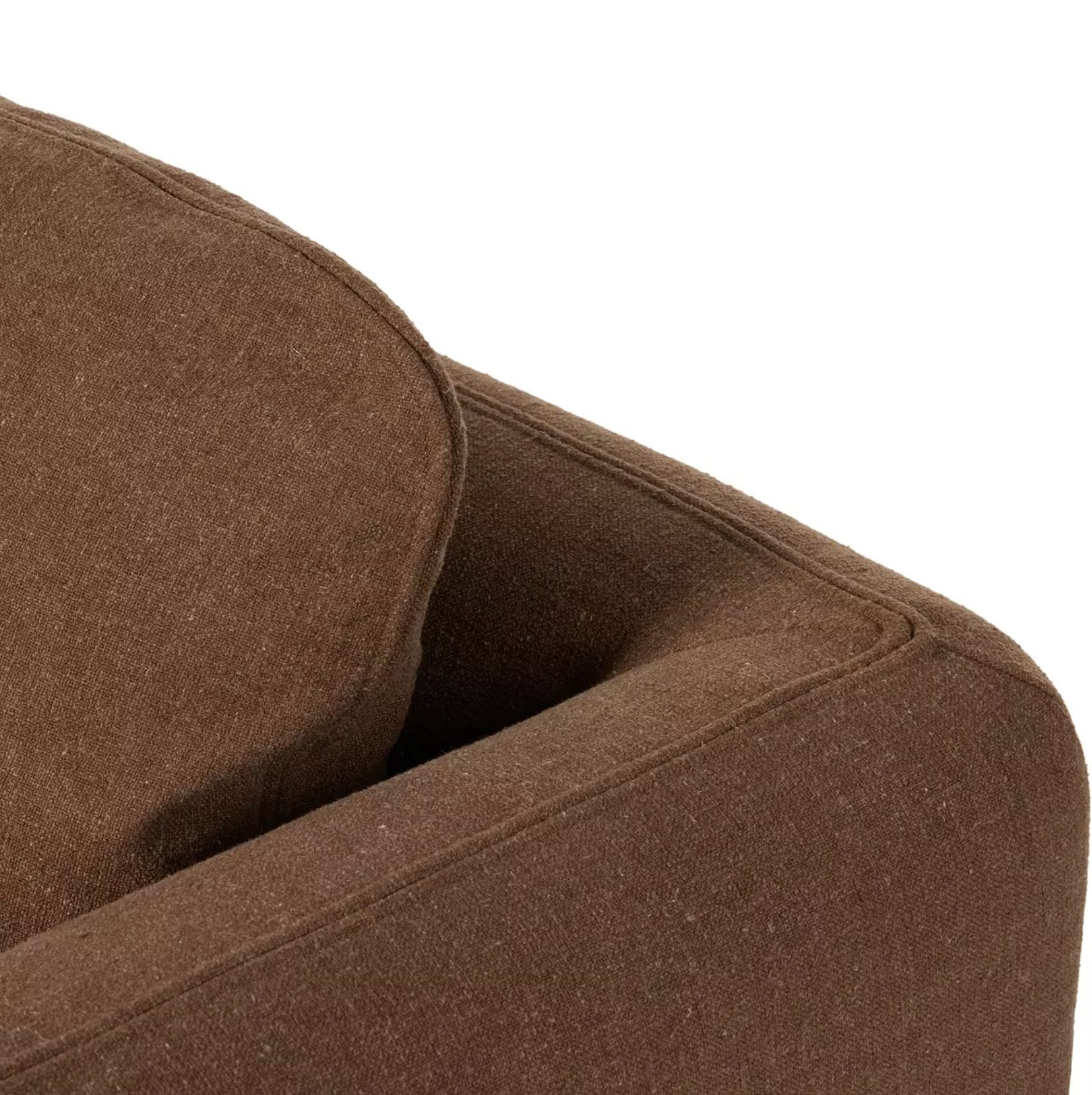 Ingel 3-Piece Sectional w/Ottoman: Backrest View