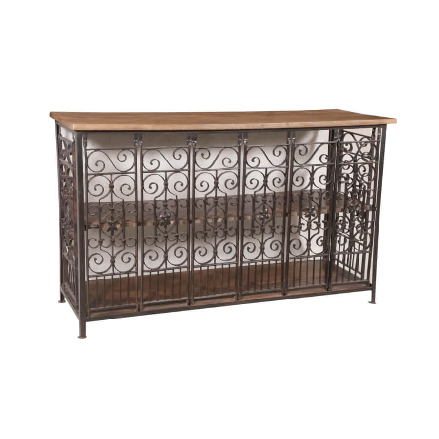 Iron Console Table-Style One: Available at City Home PDX