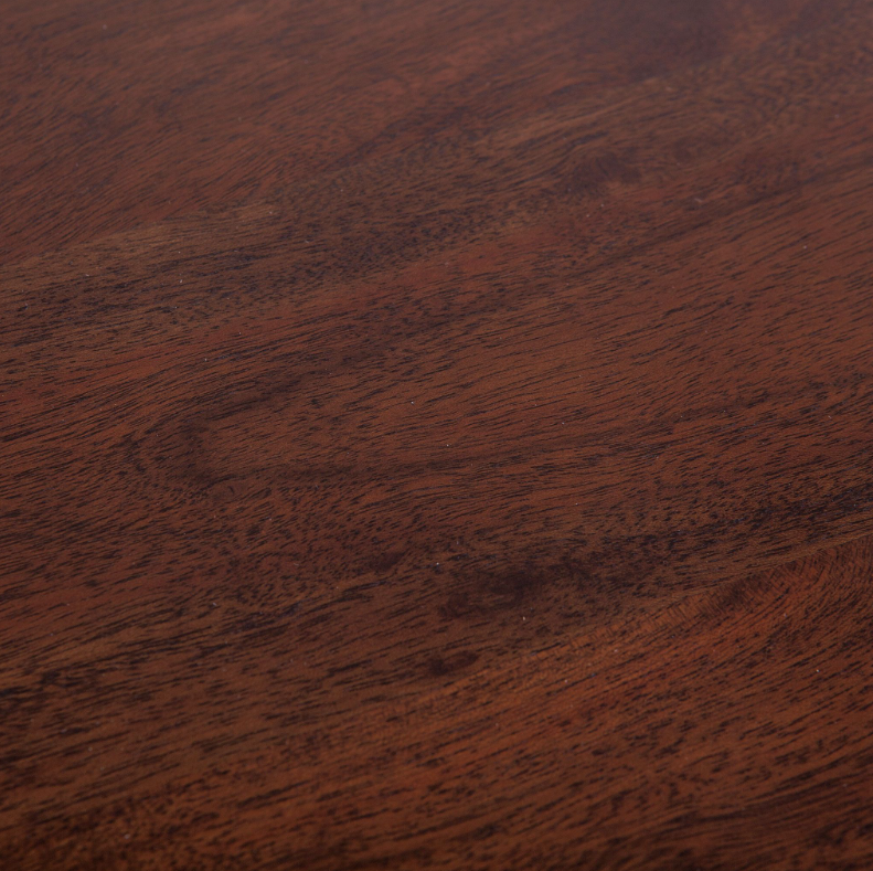 Industrial Loft 30" Adjustable Side Table: Acacia wood in Walnut Finish 