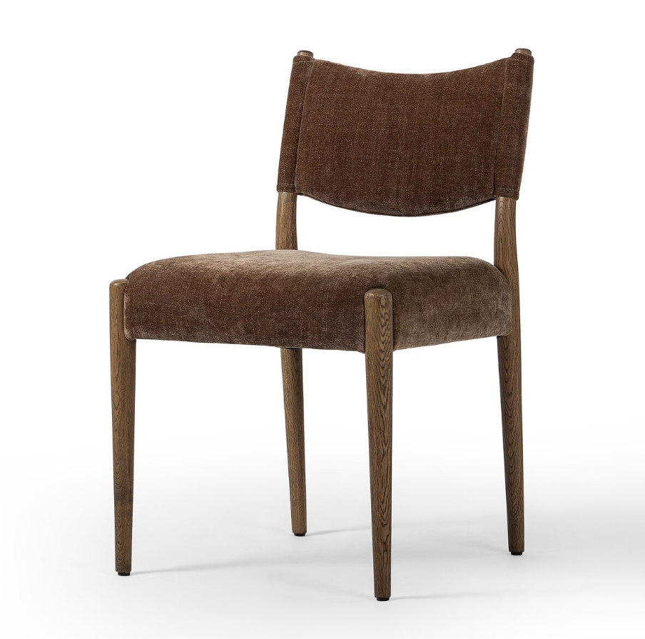 Jayla Armless Dining Chair-Altair Mushroom: Product View