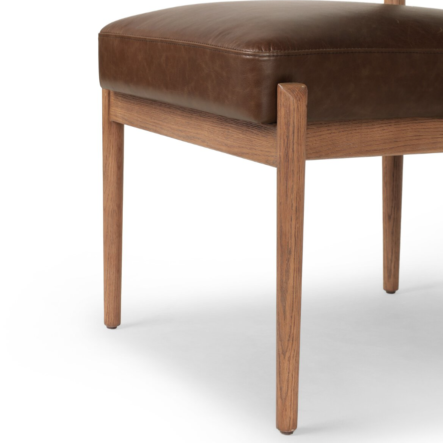 Jazelle Dining Chair-Altair Sienna: Oak Frame Product View