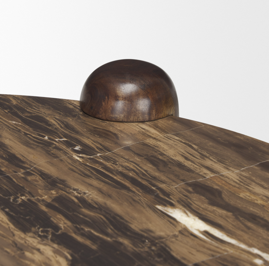 Jovia Round Coffee Table: Product Corner View