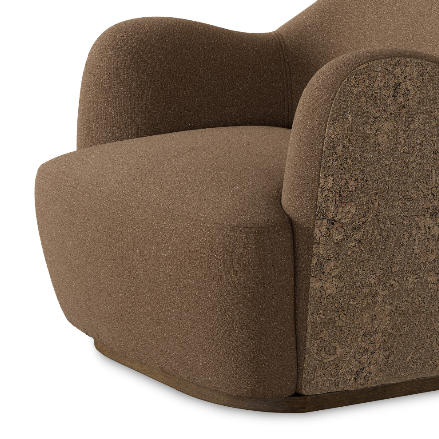 Julius Swivel Chair-Antwerp Cafe: Up-Close Product Seat View