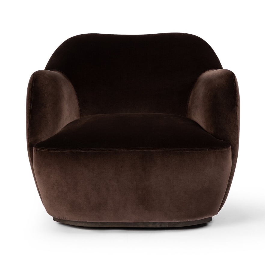 Julius Swivel Chair-Surrey Coca: Available at City Home PDX