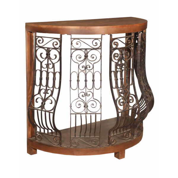 Curved Balcony Console Table Style A - shop reclaimed furniture at City Home