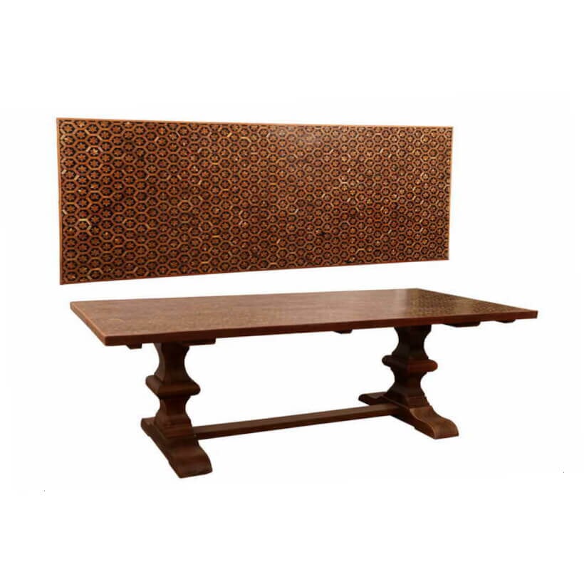 Bone Inlay Dining Table - shop unique dining room furniture at City Home