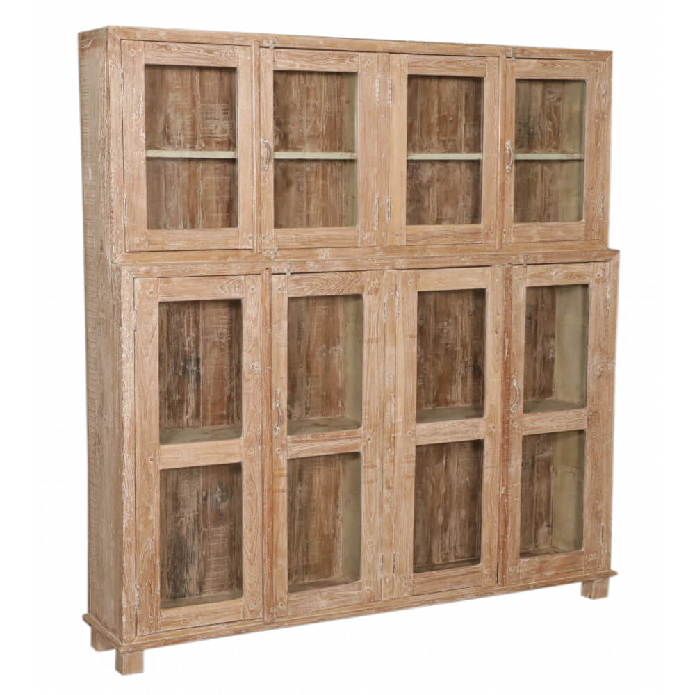 Teak Cabinet with Glass - shop unique furniture at City Home