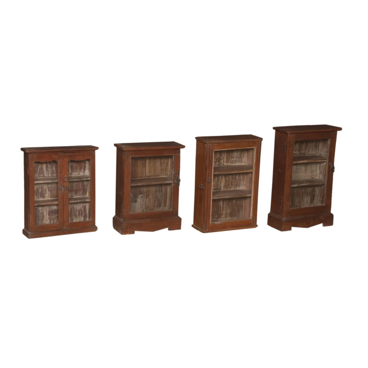 Teak Display Cabinet with Glass-Style B: Available at City Home PDX