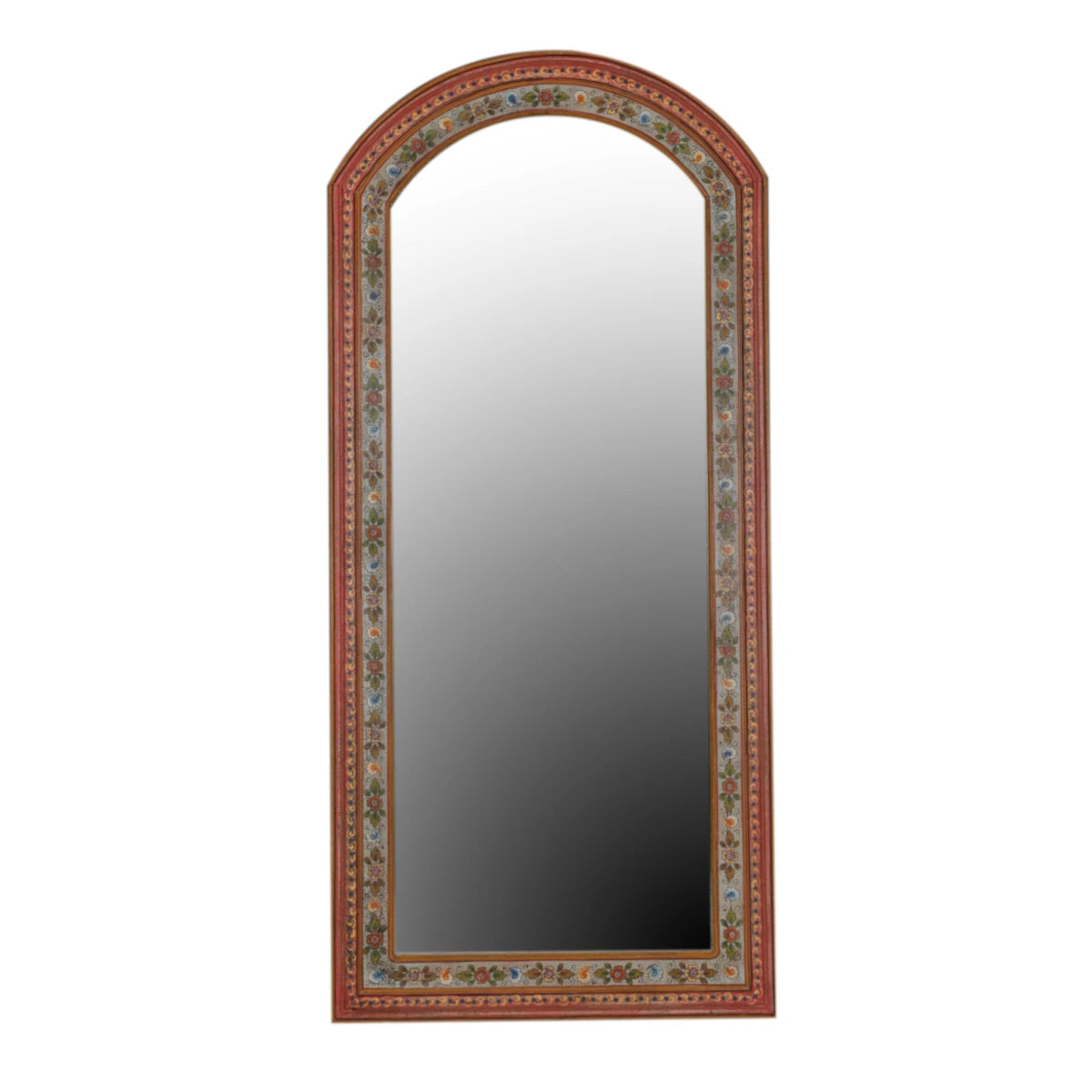 Artisan Teak Framed Arch Mirror: Available at City Home PDX
