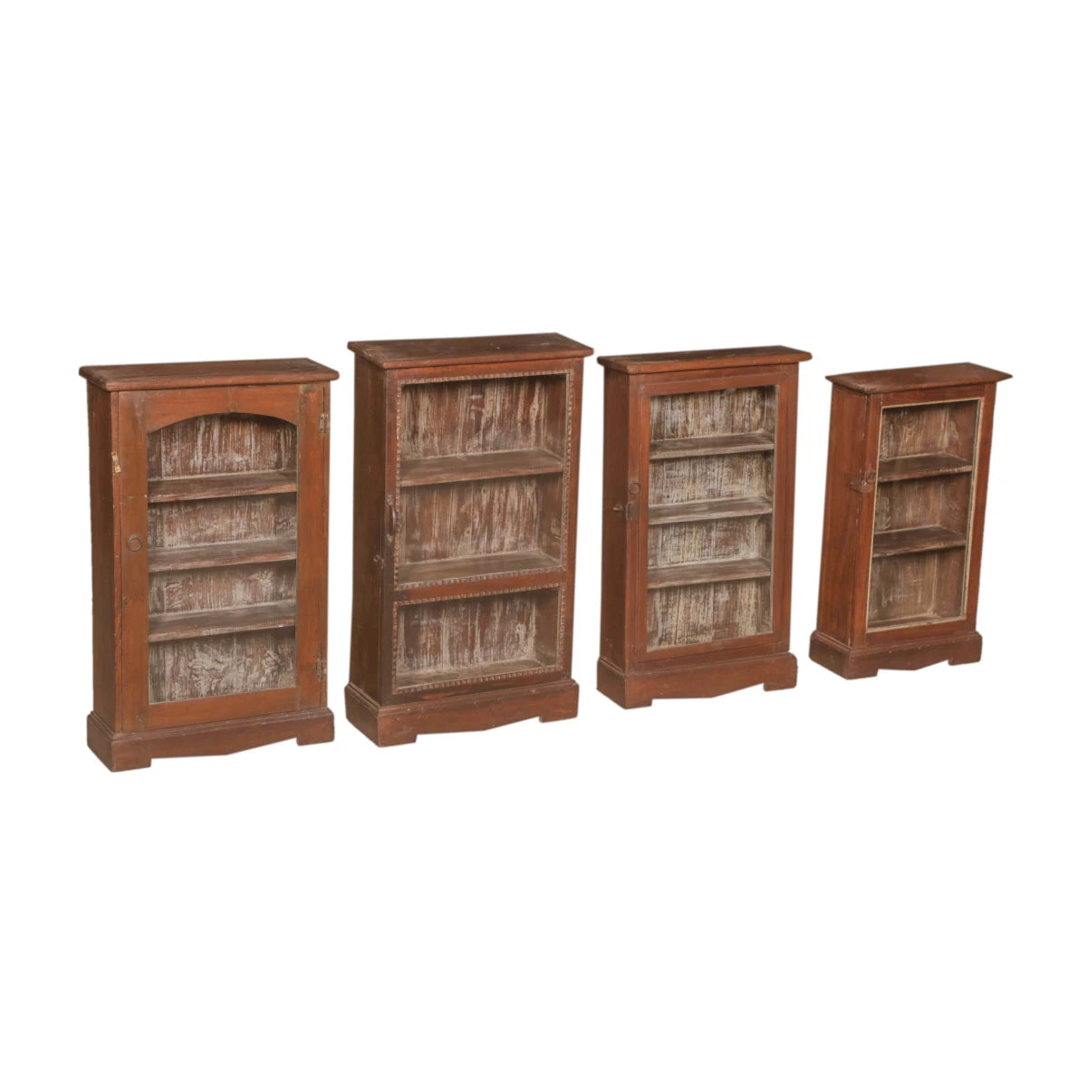 Teak Display Cabinet with Glass-Style C: Available at City Home PDX