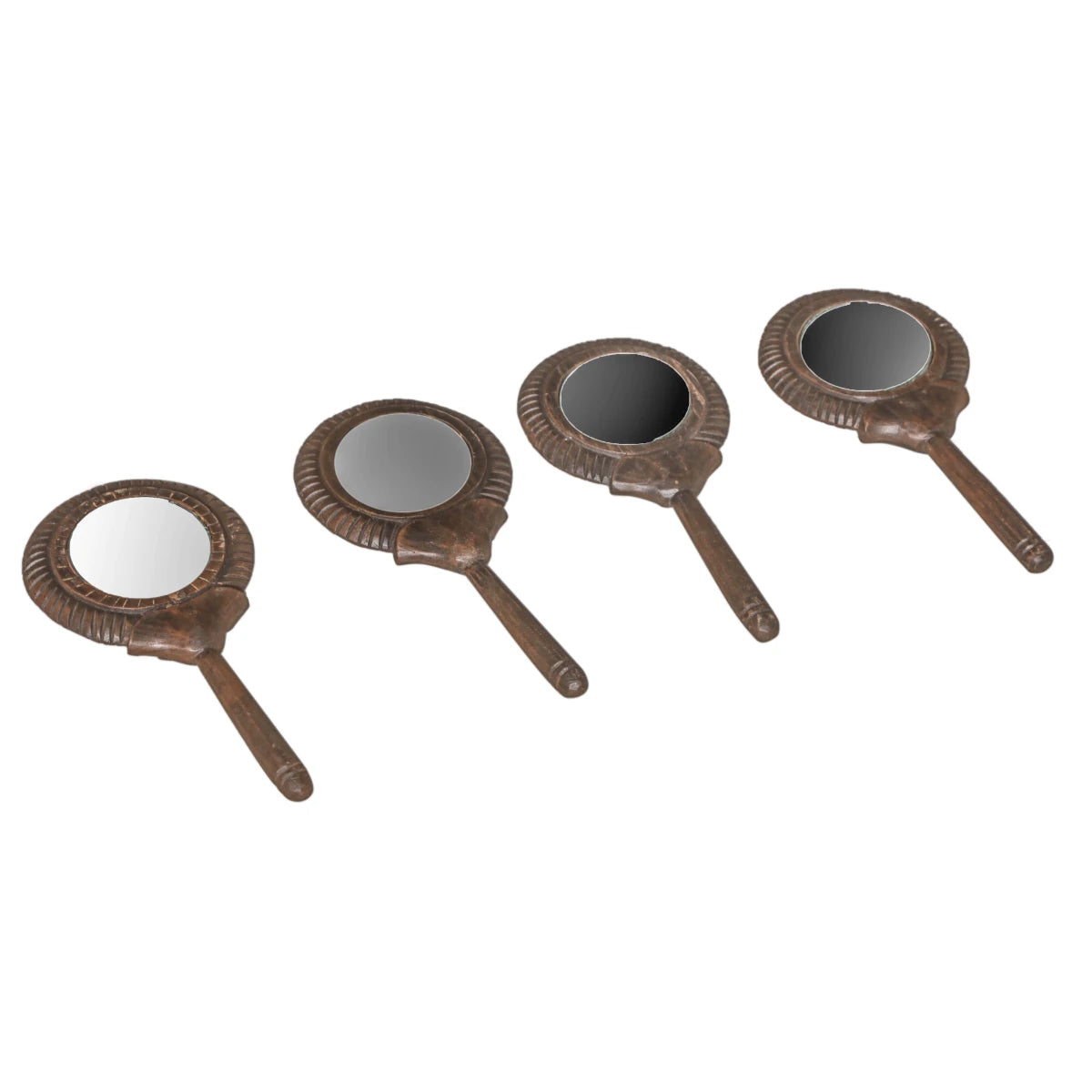 Teak Hand Mirror | Found + Collected | City Home PDX