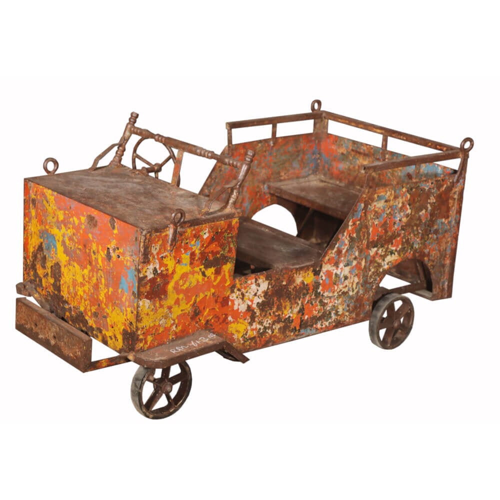 Vintage Iron Car - shop unique vintage decor at City Home