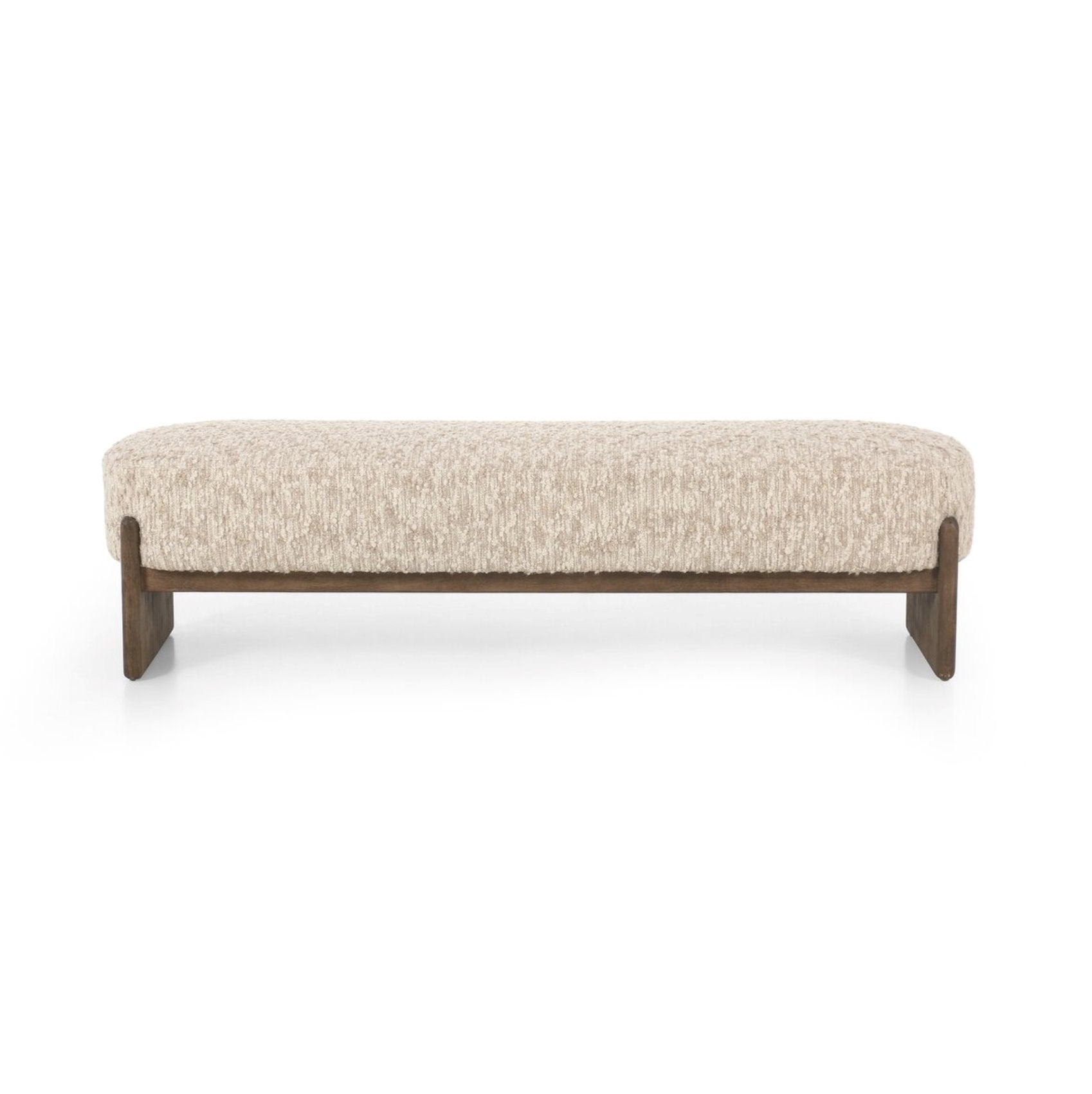 Kirby Accent Bench-Solema Cream: Available at City Home PDX