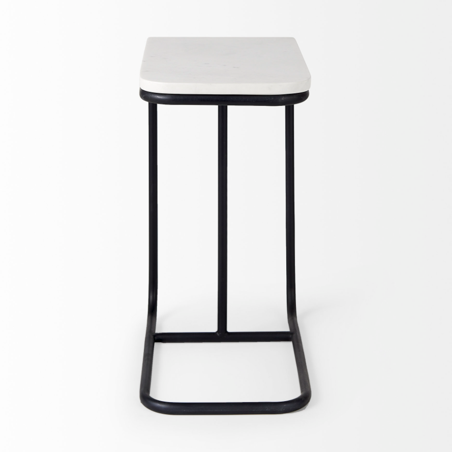 Kyra C Shape End Table: Product Front View