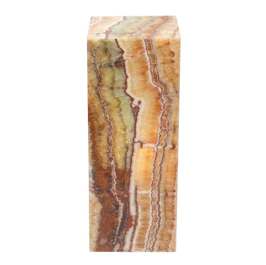 Lamp Cube Aqua Solid Top: Product Side View