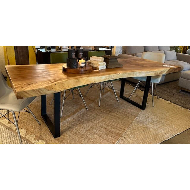 Chamcha Wood Dining Table - Final Sale - shop sustainable wood tables at City Home
