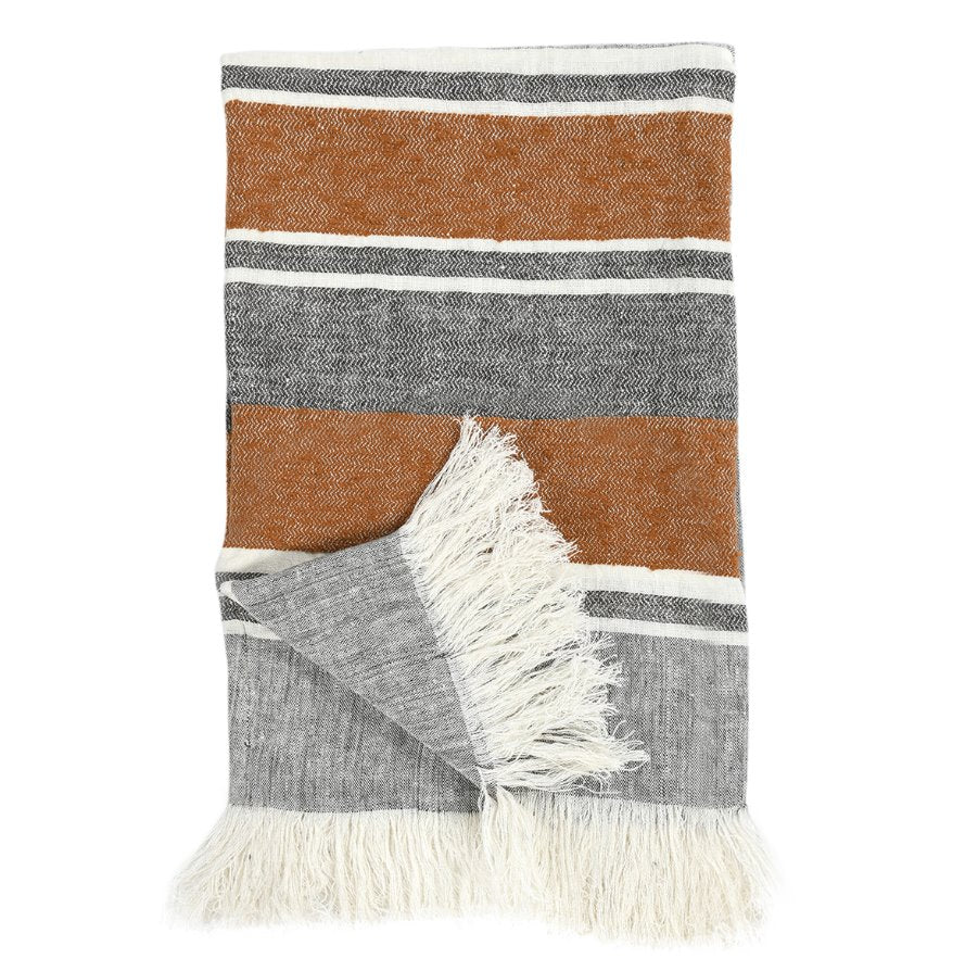 Lima Throw: Folded Corner View