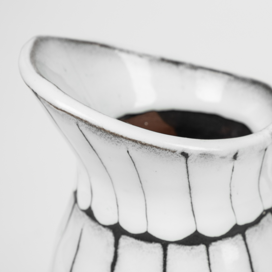 Lome Ceramic Water Pitcher: Top Product View