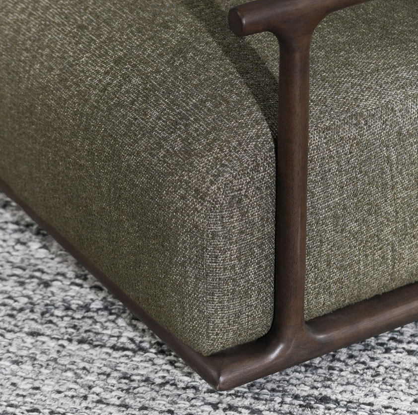 Lucia Swivel Accent Chair: Product Base View