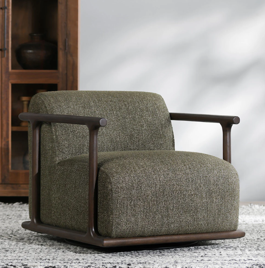 Lucia Swivel Accent Chair: Product Style View