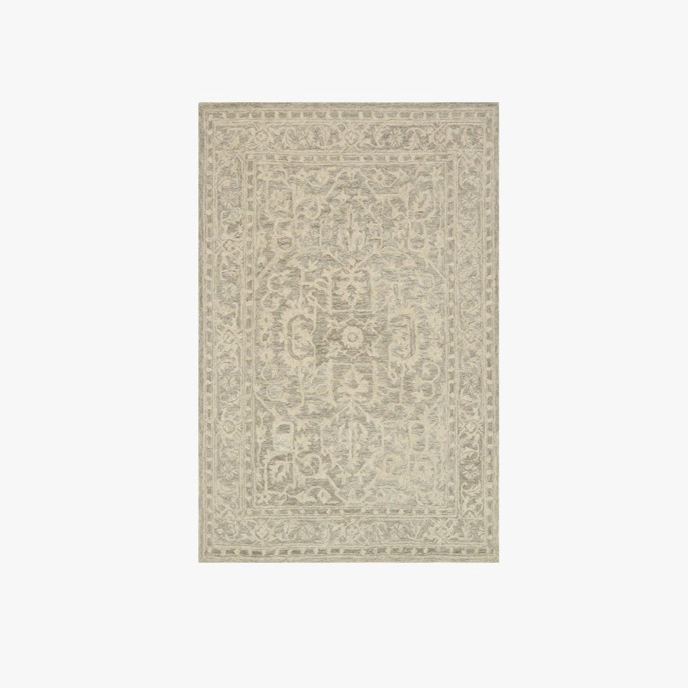 Lyle Rug in Stone/Ivory: Available at City Home PDX