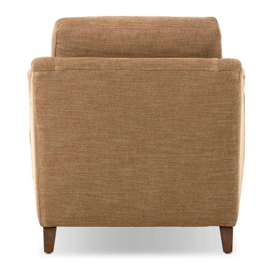 Amber Lewis X Four Hands Lynne Chair-Laughlin Ochre: Product Back View