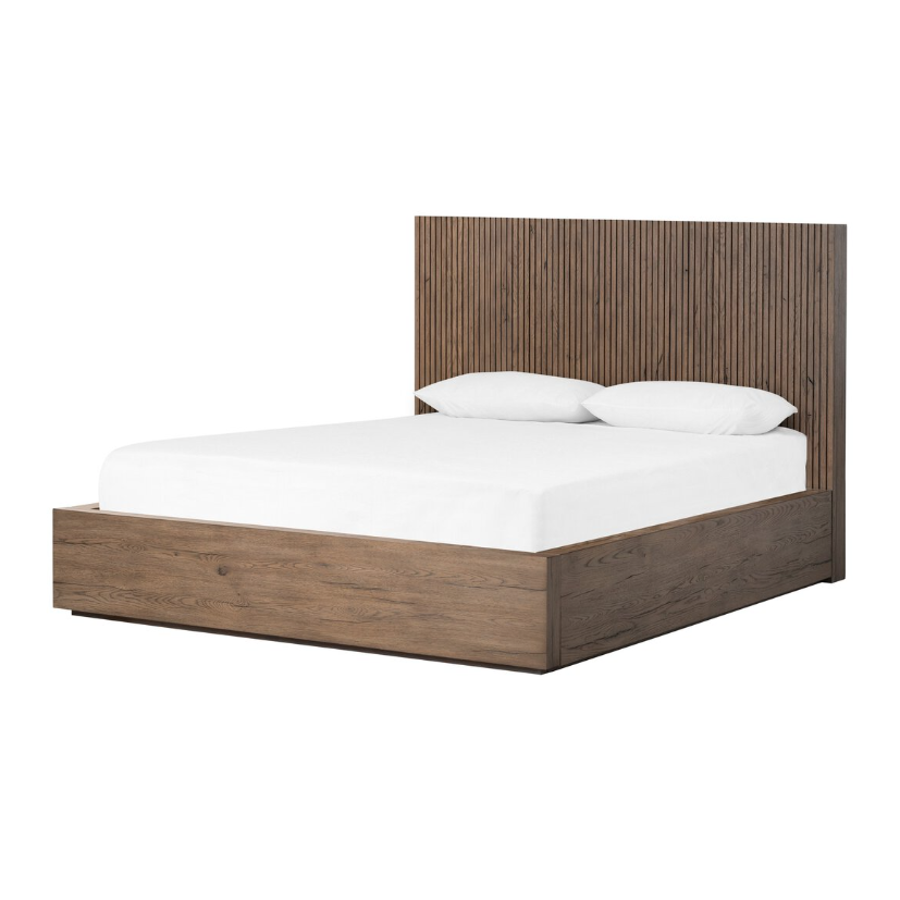 Leo Bed-King-Rustic Grey: Product View
