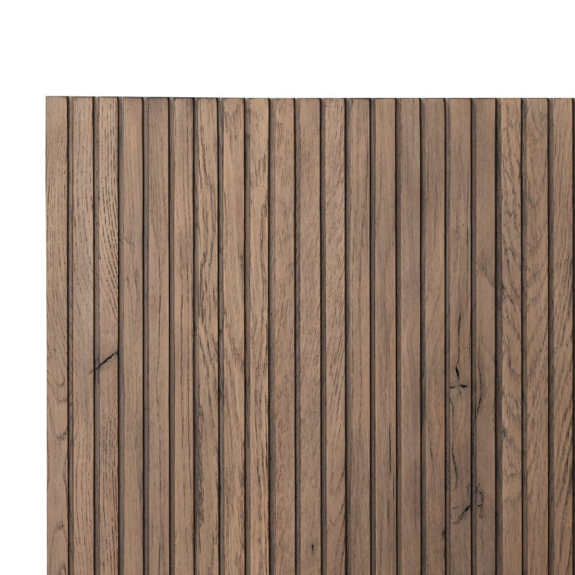 Leo Bed-King-Rustic Grey: Product Corner Headboard View