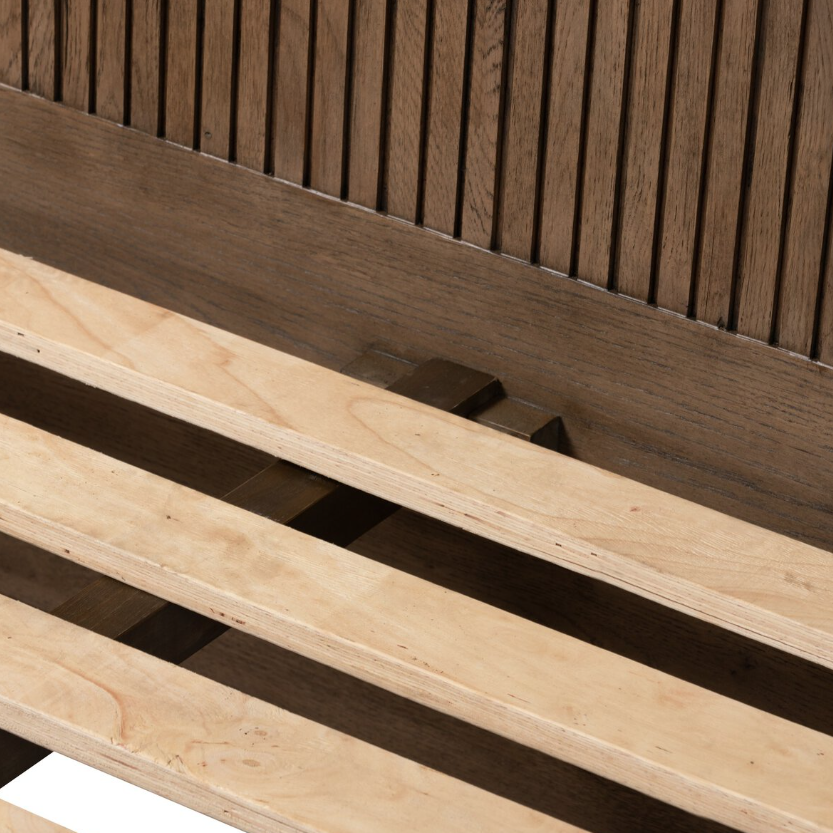 Leo Bed-King-Rustic Grey: 2nd Up-Close Product View
