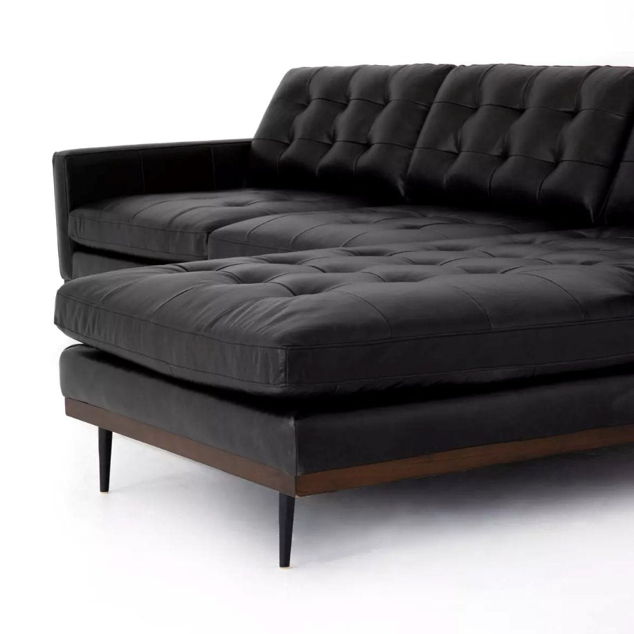 Lexi 2 Piece Sectional with Right Chaise: Up-Close Chaise View