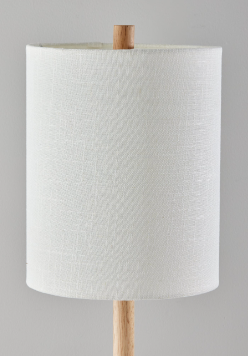 Maddox Table Lamp: Light-Off Product Shade View