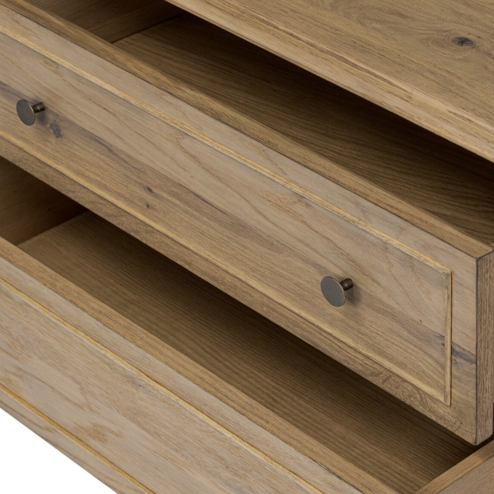Maggie Nightstand: Up-Close Open Storage Product View