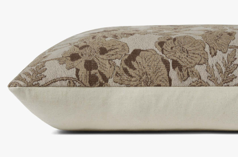 Chris Loves Julia X Loloi Matilda Pillow: Product Side View