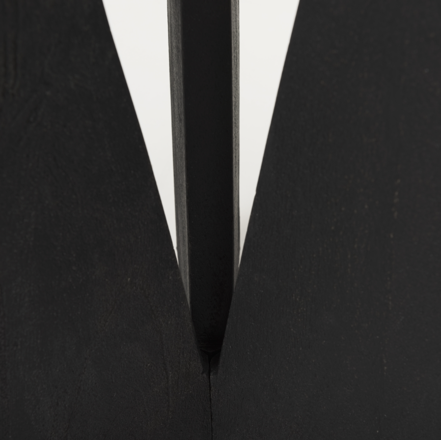 Mattius Accent Table-Black Wood: Product Base View