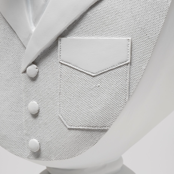 Mozart Statue-White: 2nd Up-Close Product View