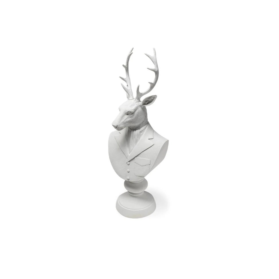 Mozart Statue-White: Available at City Home PDX