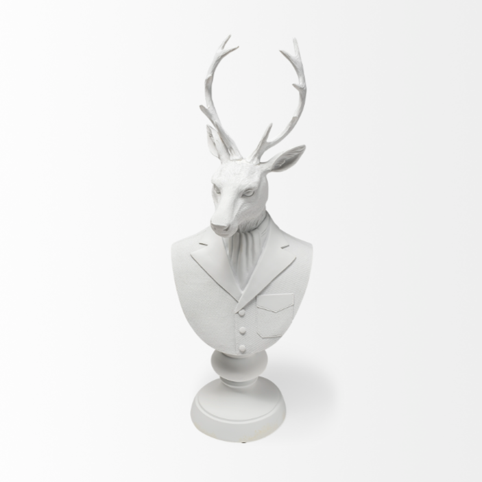 Mozart Statue-White: Product View