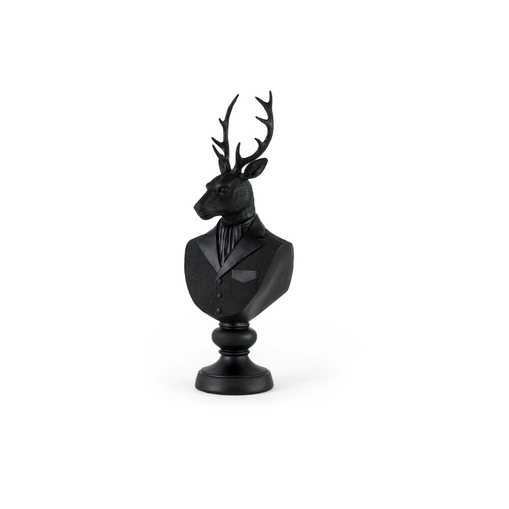 Mozart Statue-Black: Available at City Home PDX