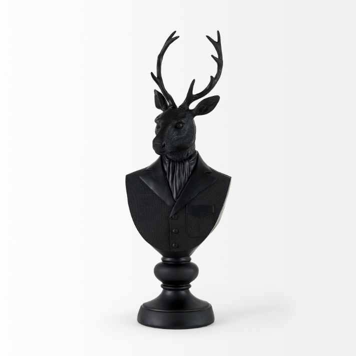 Mozart Statue-Black: Product View