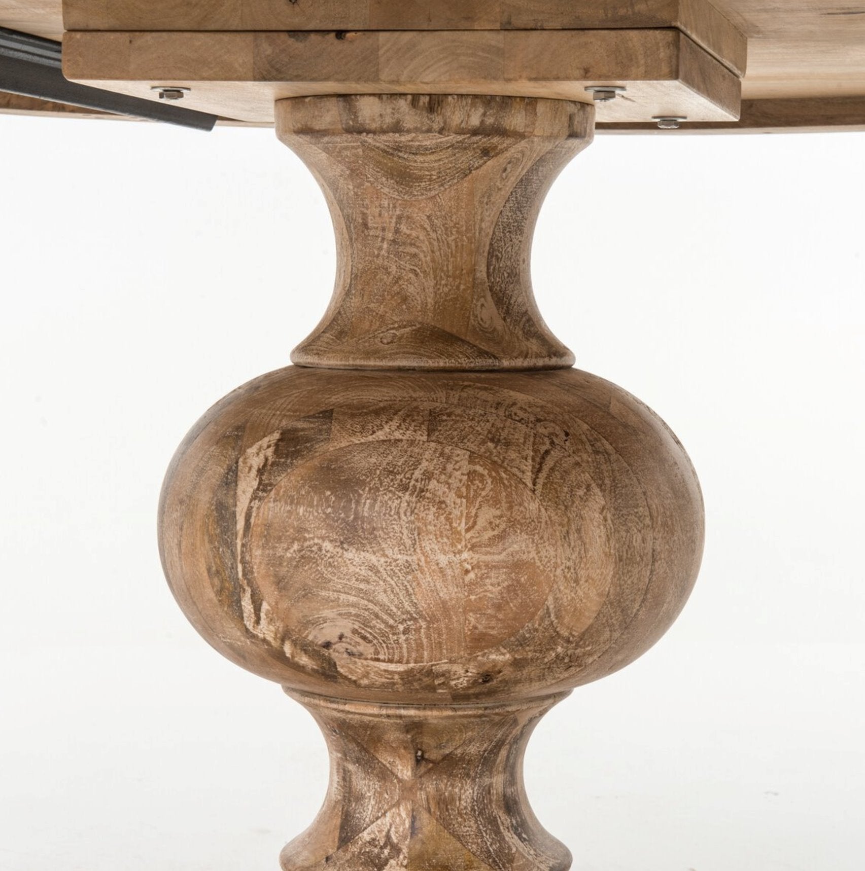 Magnolia Round Dining Table: Pedestal Base View
