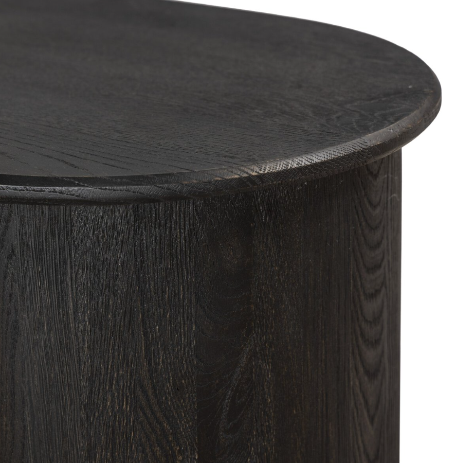 Amber Lewis X Four Hands Makai Sideboard-Black Oak: Tabletop Corner View