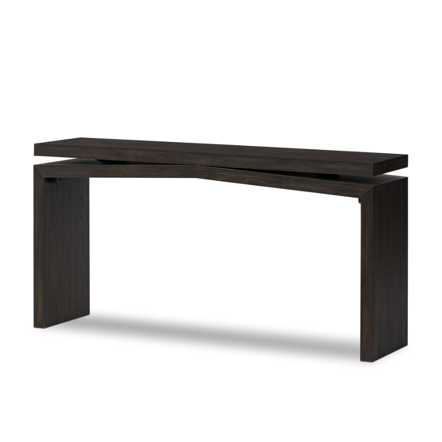 Matthes Console Table-Smoked Black Veneer: Available at City Home PDX