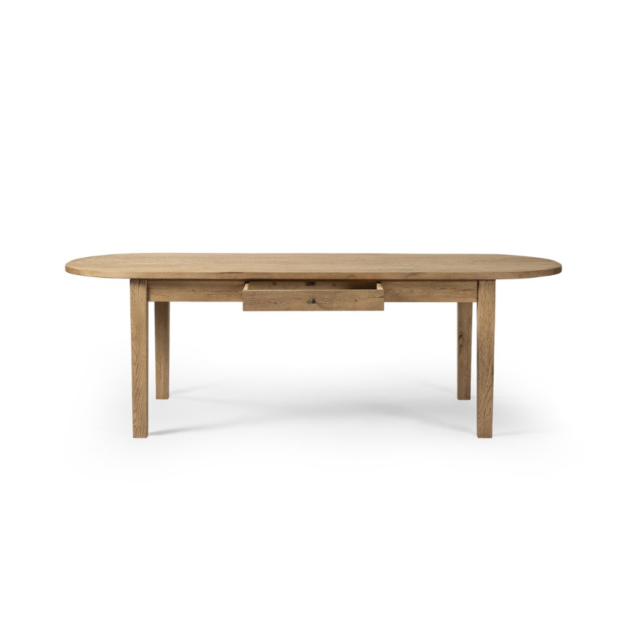Amber Lewis X Four Hands Megan Dining Table: Front Product View