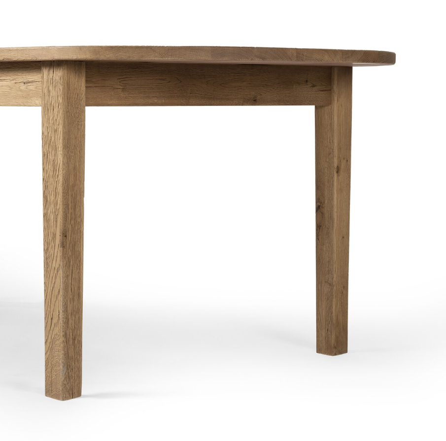 Amber Lewis X Four Hands Megan Dining Table: Product Legs View