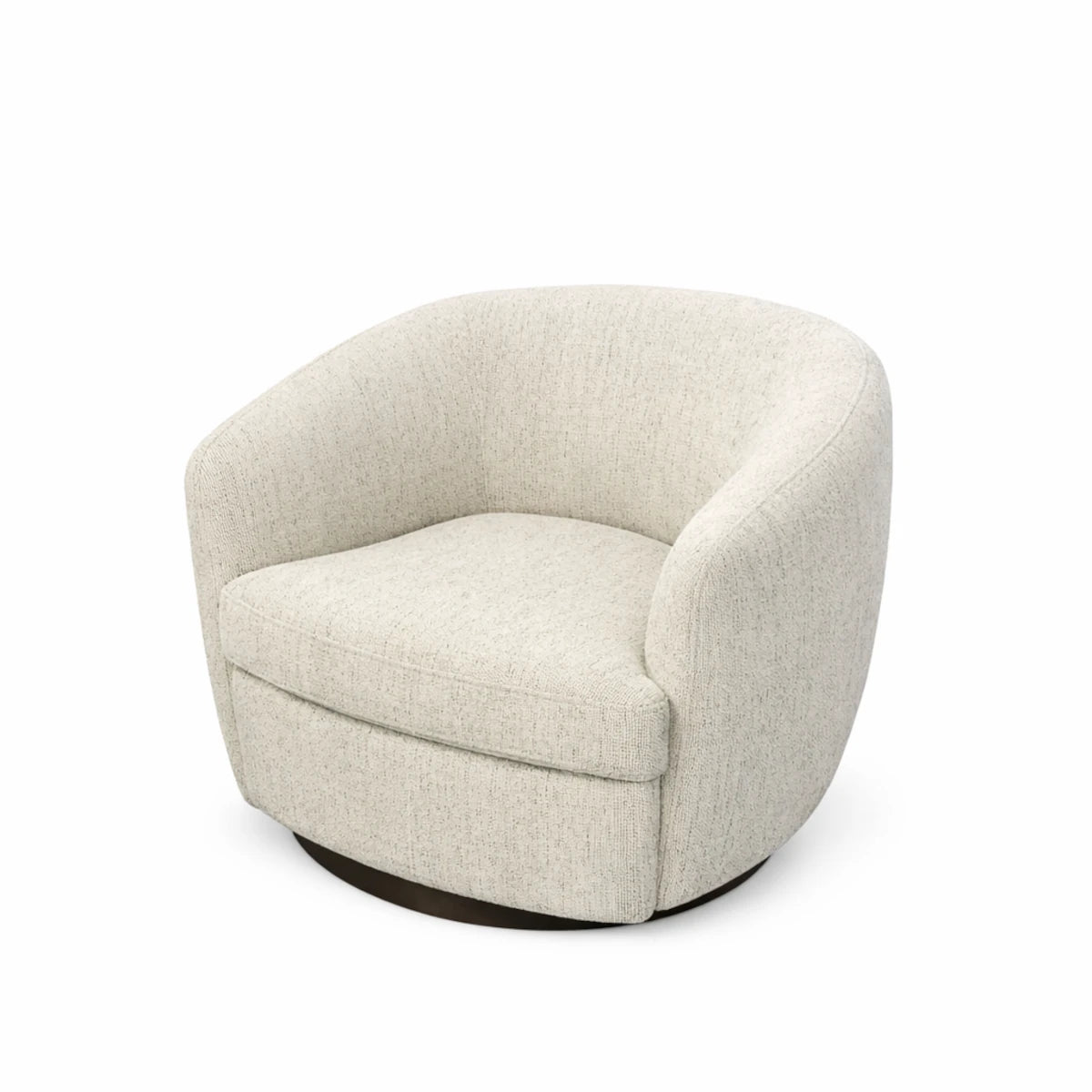 Milan Swivel Chair-Pebble: Available at City Home PDX